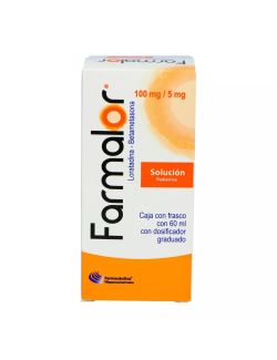 Farmalor Pediátrico 100 mg /5 mg Caja Con Frasco Con 60 mL