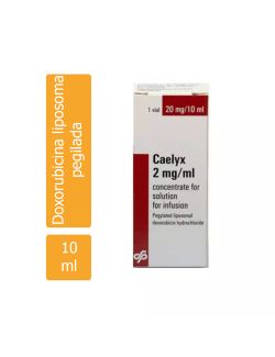 Caelyx 2 mg /1 mL Caja Con Frasco Ámpula Con 10 mL - RX3