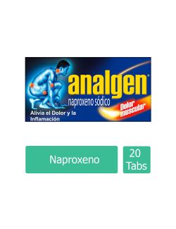 Analgen 220 mg  20 Tabletas