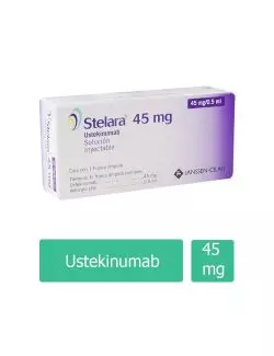 Stelara® 45 mg (Ustekinumab) - 1 Frasco Ámpula de 0.5 ml - Janssen - RX3