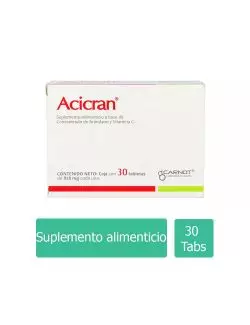 Acicran 828 mg Caja Con 30 Tabletas