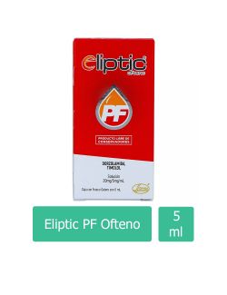 Eliptic PF Ofteno 20 mg/5 mg Solución Frasco Gotero Con 5 mL