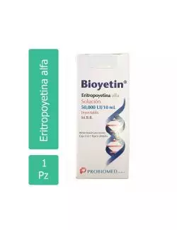 Bioyetin® 50,000 UI/10ml (Eritropoyetina Alfa) - 1 Frasco Ámpula - Probiomed - RX3