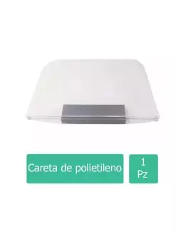 Careta De Polietileno Tereftalato Para Protección Salubre 1 Pieza