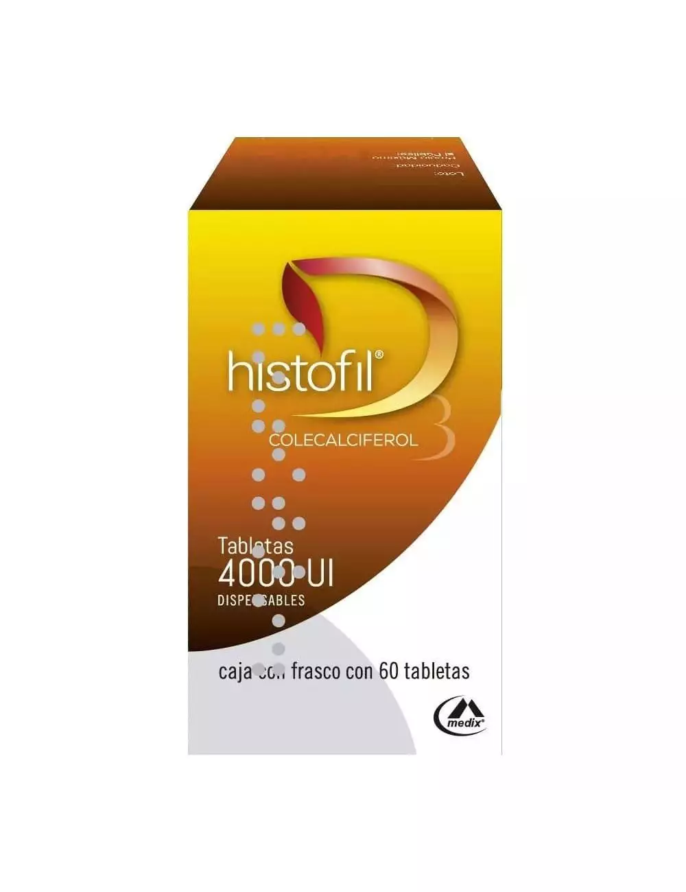 Histofil 4,000 UI Caja Con 60 Tabletas