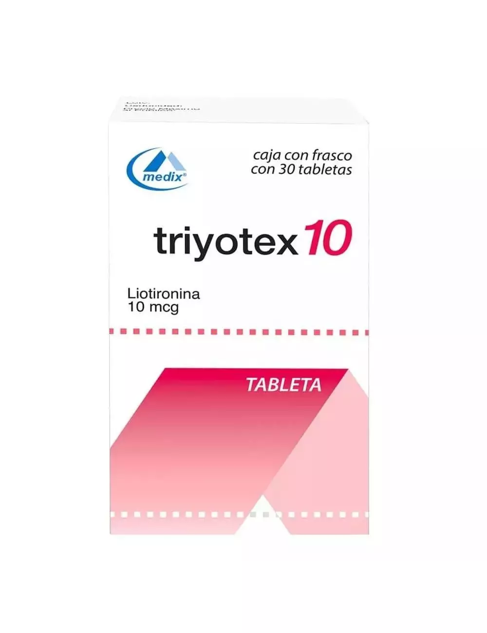 Triyotex 10 mcg Caja Con 30 Tabletas