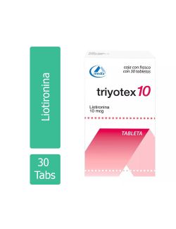 Triyotex 10 mcg Caja Con 30 Tabletas