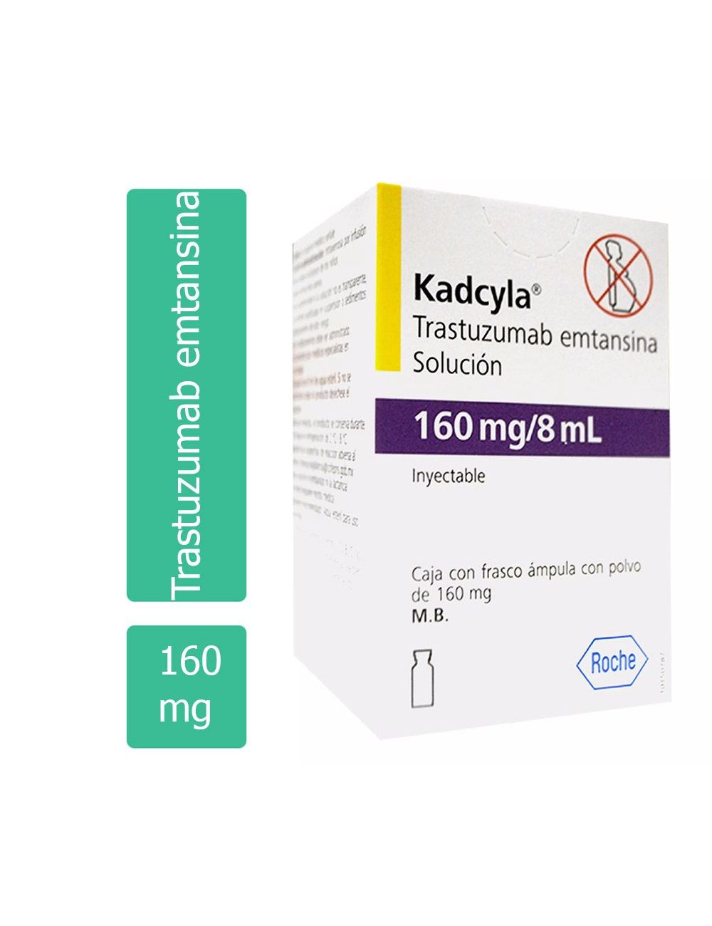 Kadcyla®  (Trastuzumab emtansina) 160 mg/8 ml - Frasco Ámpula - Roche - RX3
