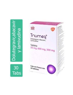 Triumeq Caja Con 30 Tabletas