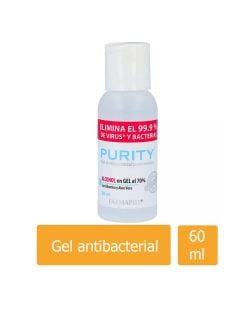 Gel Antibacterial Purity  Envase Con 60 mL