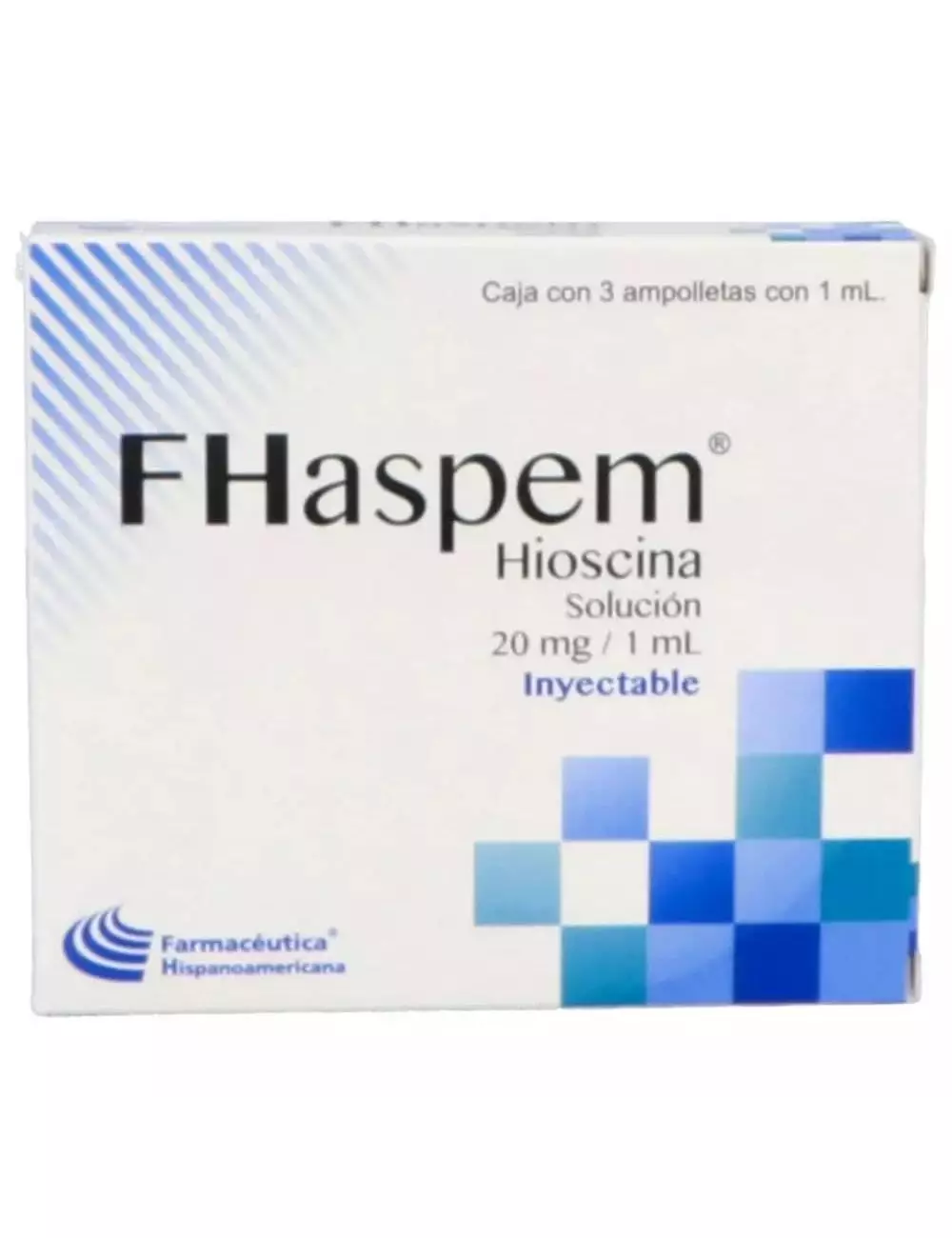 Fhaspem Solución 20 mg/1 mL Caja Con 3 Ampolletas