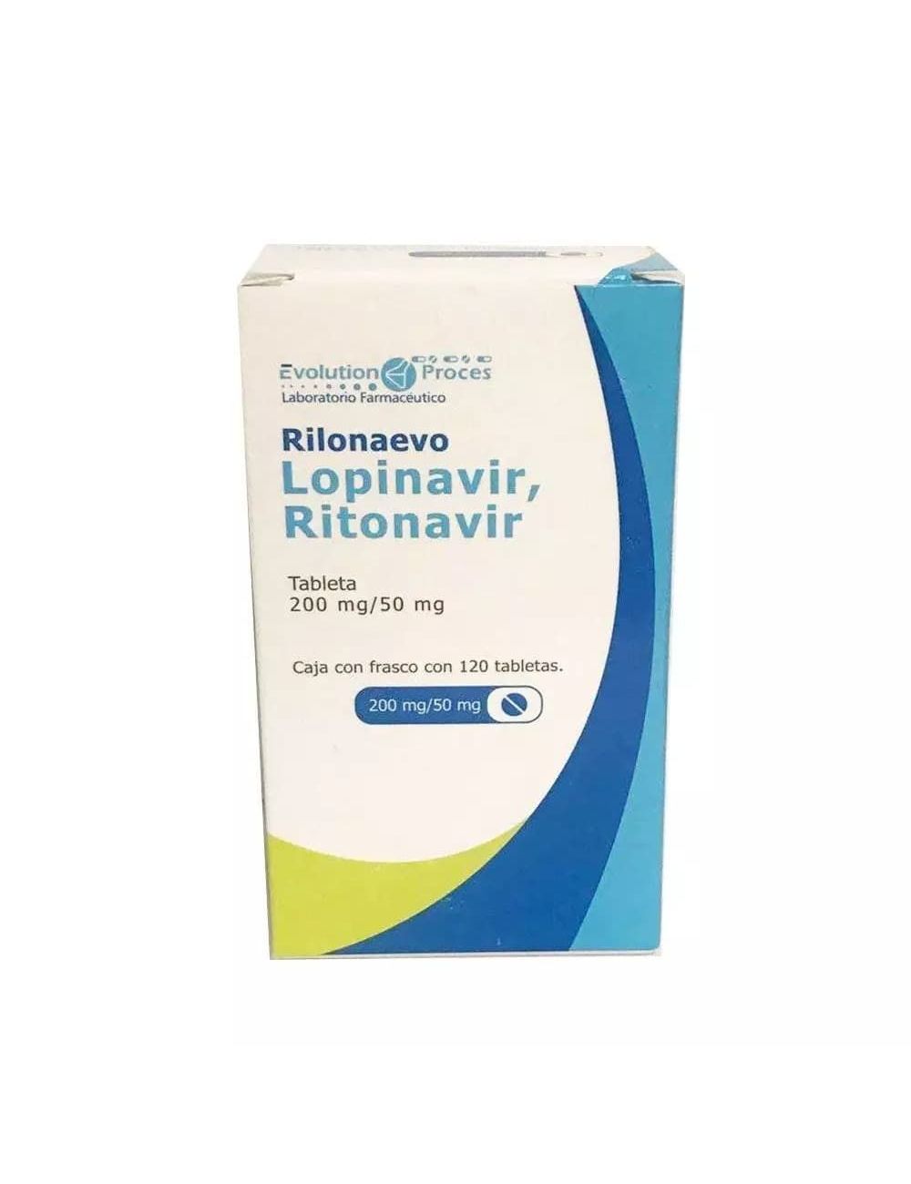 Rilonaevo 200 mg/50 mg (Lopinavir y Ritonavir) - 120 tabletas - Evolution Proces