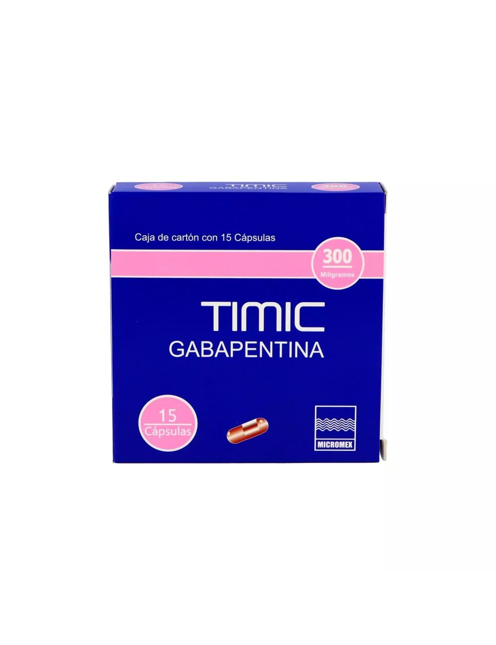 Timic 300 mg Caja Con 15 Cápsulas