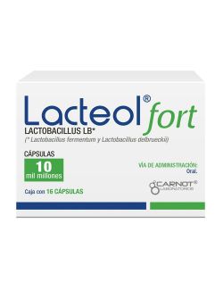 Lacteol Fort 340 mg Caja Con 16 Cápsulas