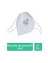 Mascarilla De Protección KN95 Face Mask Paquete Con 10 Piezas
