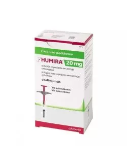 Humira 20 mg/0.2 mL Caja Con 1 Jeringa Prellenada - RX3