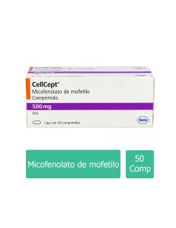 Cellcept 500 mg Caja Con 50 Comprimidos