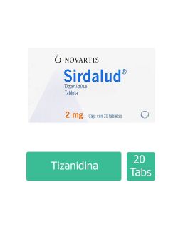 Sirdalud 2mg Caja Con 20 Tabletas