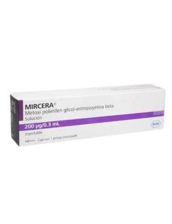 MIRCERA® (Metoxi Polietilenglicol-Eritropoyectina beta) 200 µg/0.3 ml - 1 Jeringa Precargada - Roche - RX3