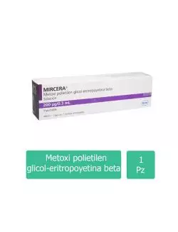 MIRCERA® (Metoxi Polietilenglicol-Eritropoyectina beta) 200 µg/0.3 ml - 1 Jeringa Precargada - Roche - RX3