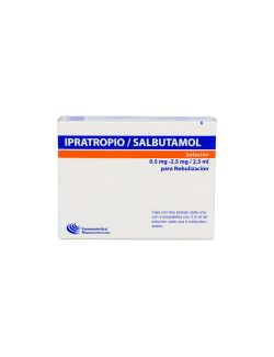 Ipratoprio 50 mg/Salbutamol 2.5 mg Solución Caja Con 10 Ampolleta