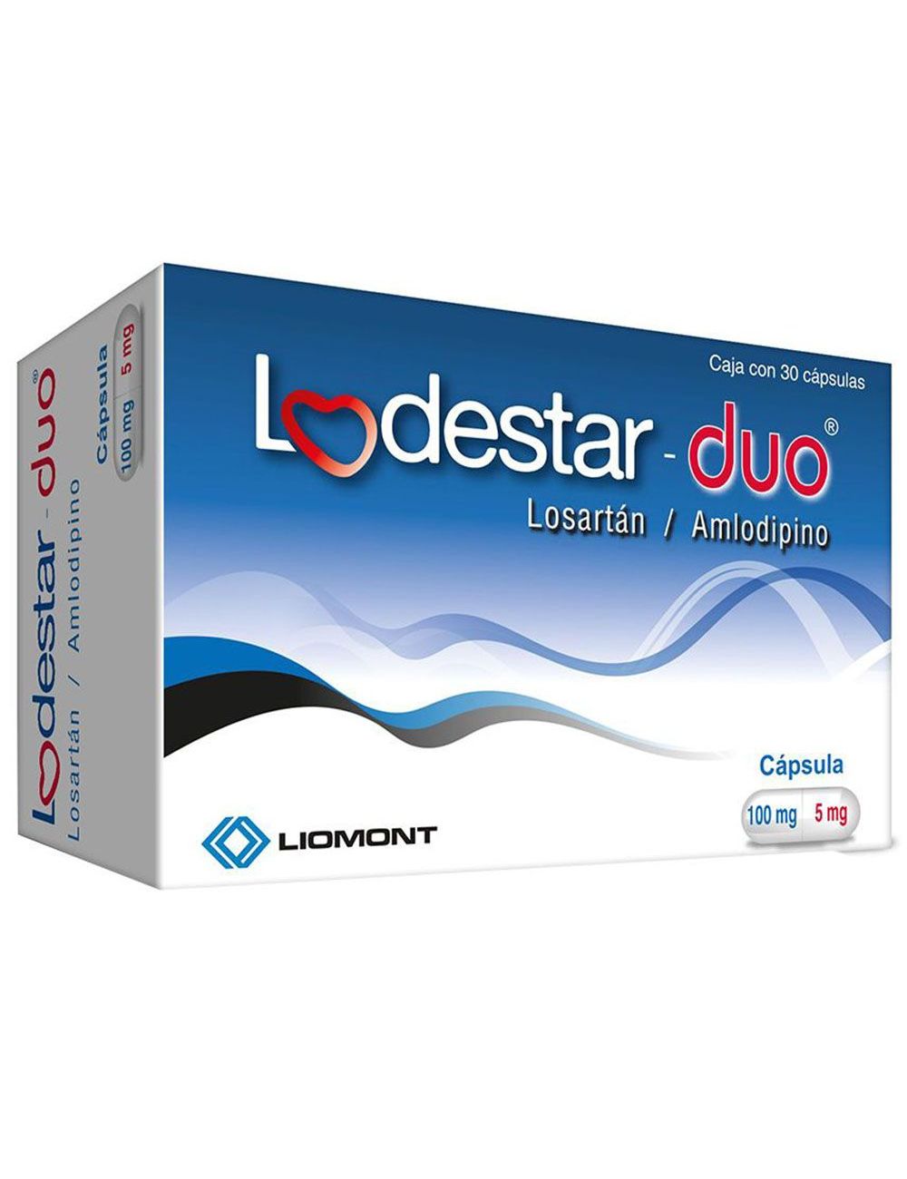 Lodestar Duo 100 mg/5 mg Caja Con 30 Cápsulas