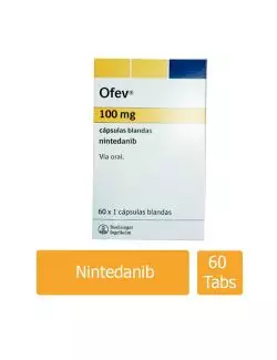 Ofev® 100 mg (Nintedanib) - 60 Cápsulas Blandas - Boehringer