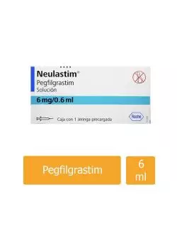Neulastim® (Pegfilgrastim) 6 mg/0.6 ml - Jeringa Precargada - Roche- RX3