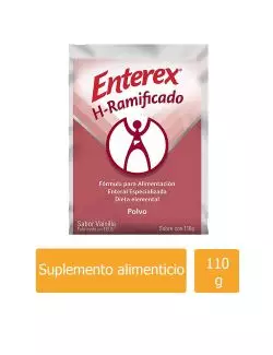 Enterex HPT Suplemento Alimenticio En Polvo Sabor Vainilla Con 110 g