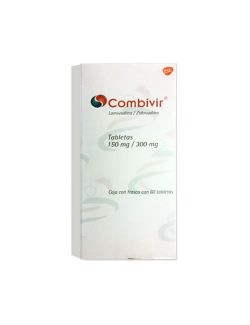 Combivir® 150 mg/300 mg (Lamivudina y Zidovudina) - Caja con 60 Tabletas | GlaxoSmithKline