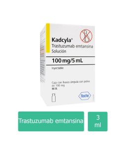 Kadcyla® 100 mg/5 ml (Trastuzumab) - Frasco Ámpula 100 mg - Laboratorio Roche - Rx3