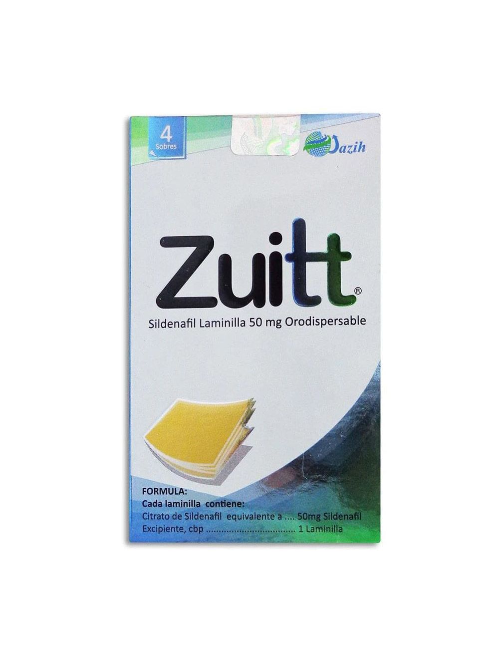 Zuitt Orodispersable 50 mg 4 Sobres .