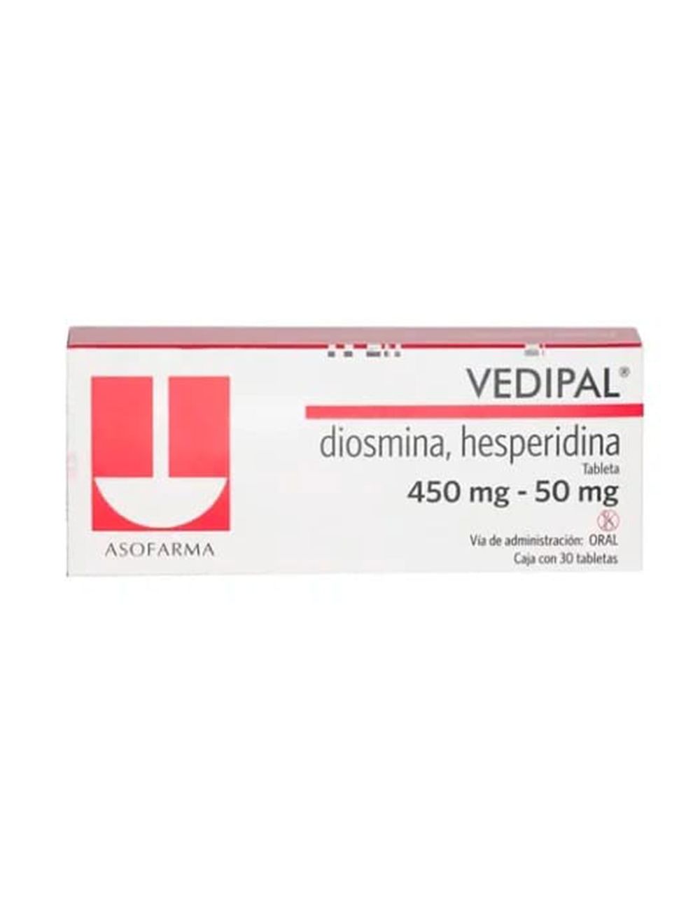 Vedipal 450/50 mg 30 Tabletas