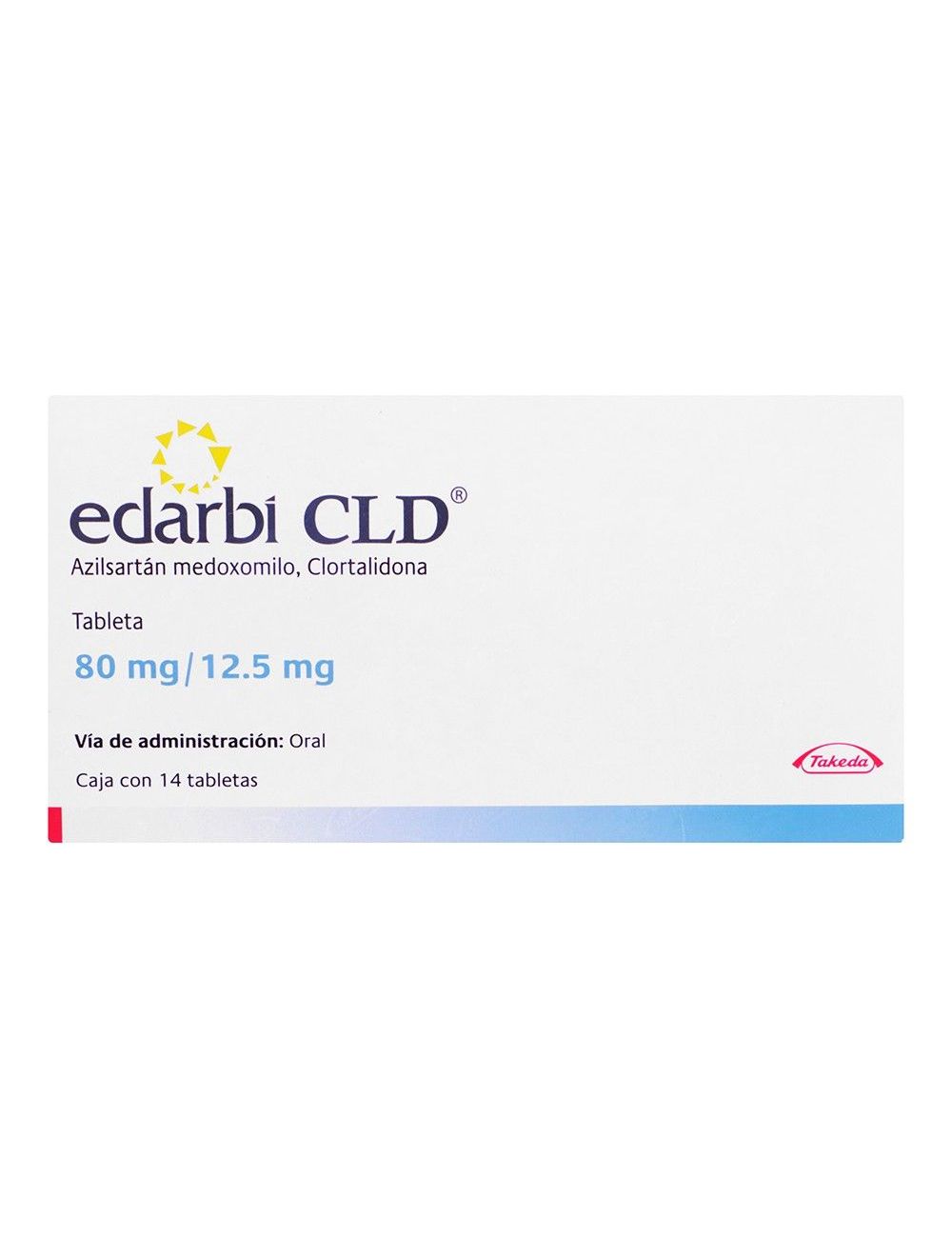 Edarbi CLD 80 mg / 12.5 mg 14 Tabletas