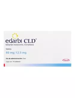 Edarbi CLD 80 mg / 12.5 mg 14 Tabletas