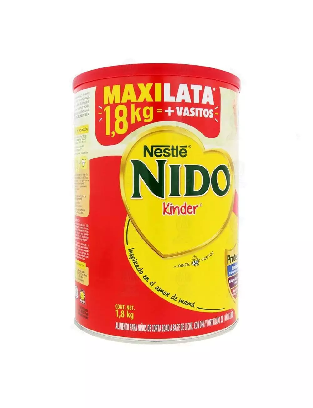 Nido Kinder 1+1- 2 años Lata con 1.76kg