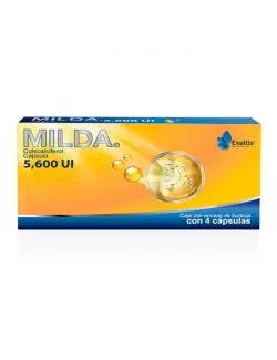 Milda 5 600 UI caja con 4 Cápsulas