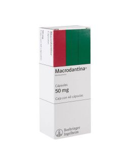 Macrodantina 50 mg 40 Tabletas-RX2