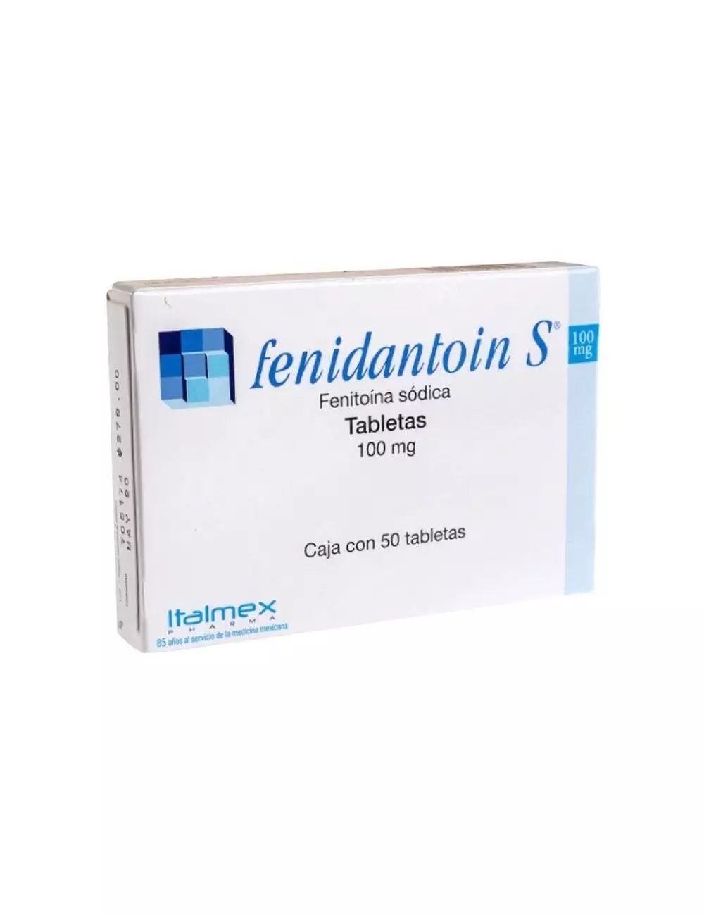 Fenidantoin S 100 mg 50 Tabletas