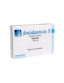 Fenidantoin S 100 mg 50 Tabletas