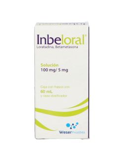 INBELORAL 100 mg/ 5mg Caja con Frasco Dosificador 60 mL