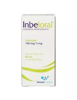 INBELORAL 100 mg/ 5mg Caja con Frasco Dosificador 60 mL