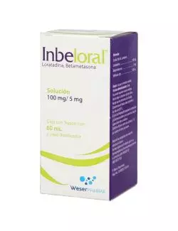 INBELORAL 100 mg/ 5mg Caja con Frasco Dosificador 60 mL