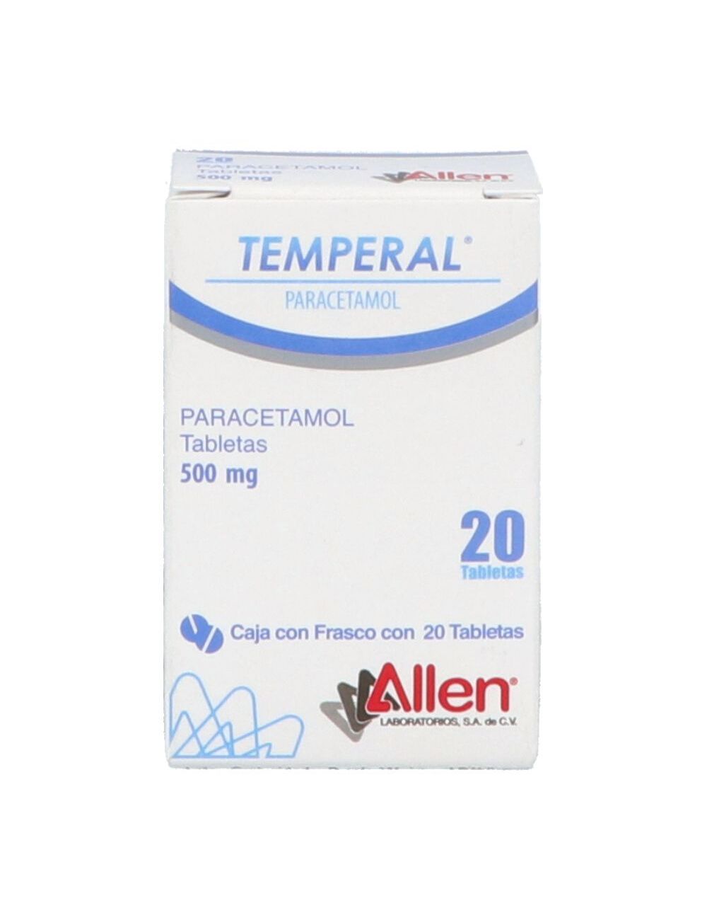 Temperal 500 mg  Frasco Con 20 Tabletas