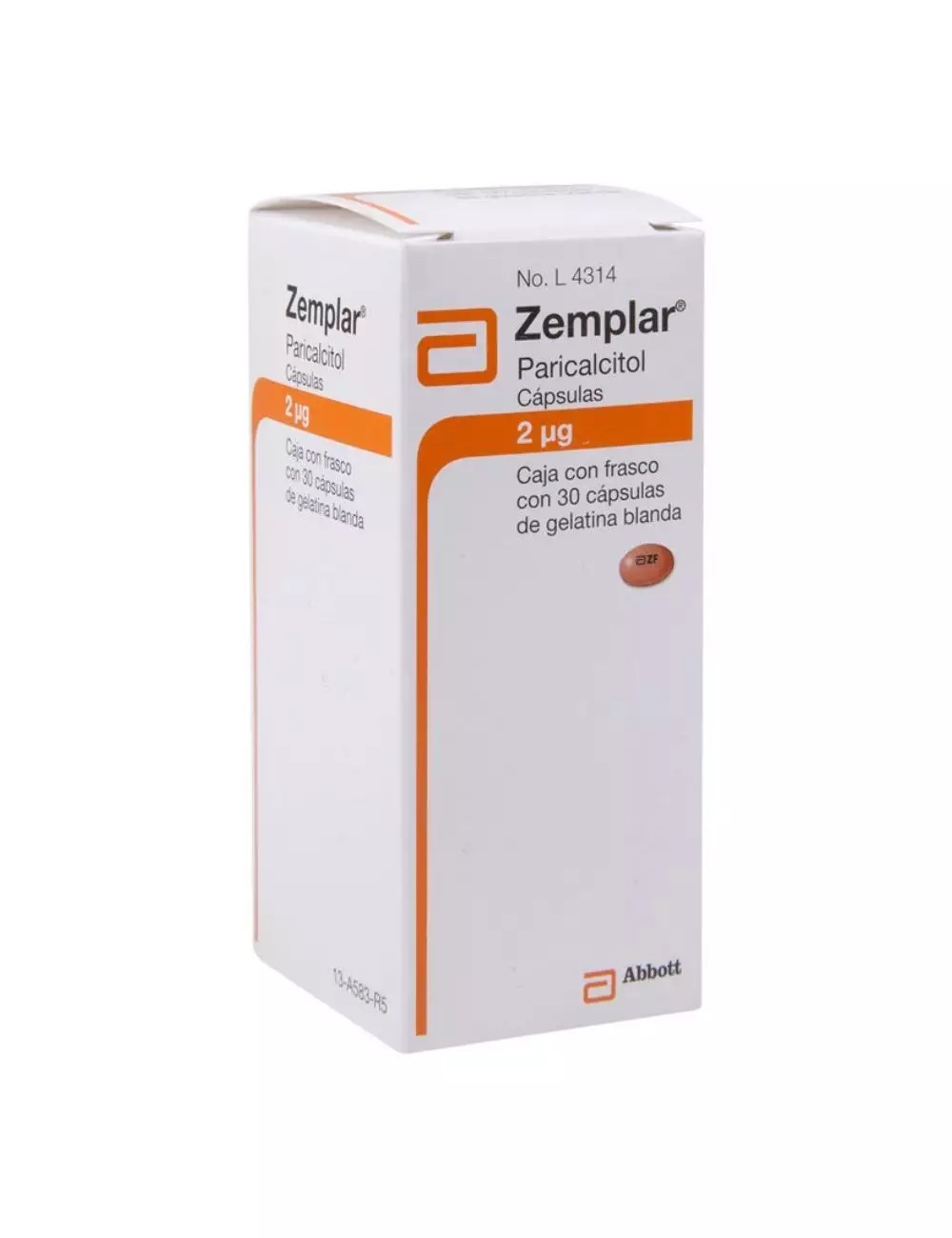Zemplar 2 Mcg Caja Con 30 Cápsulas