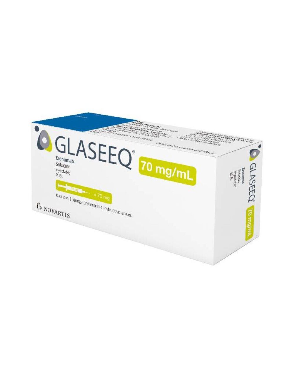 Glaseeq 70 mg/mL Caja 1 Jeringa Prellenada - RX3