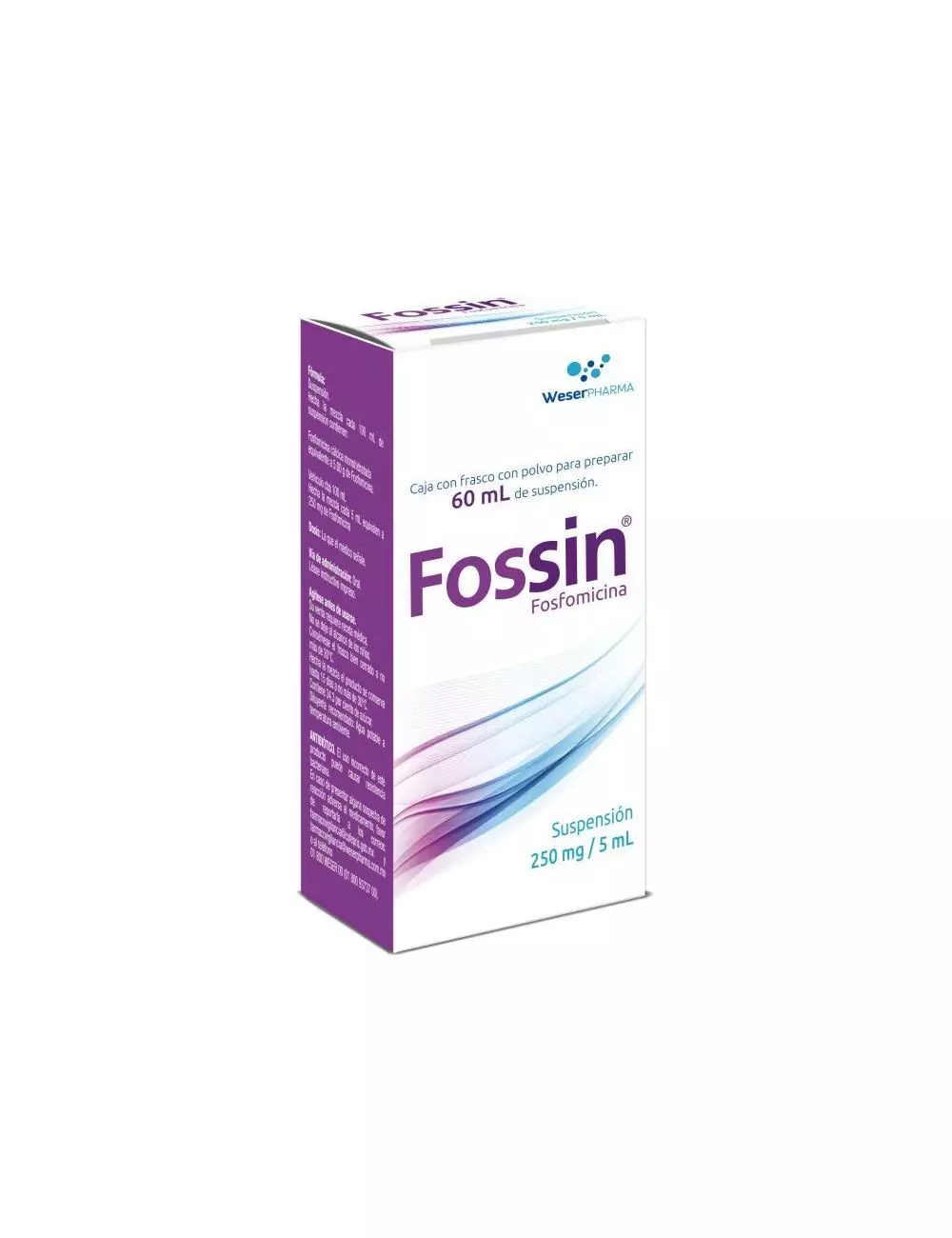 Fossin Suspensión Con 60 mL/ 250 mg - RX2