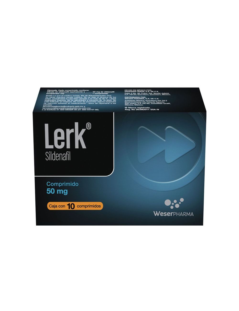 Lerk Caja Con 10 Comprimidos De 50 mg
