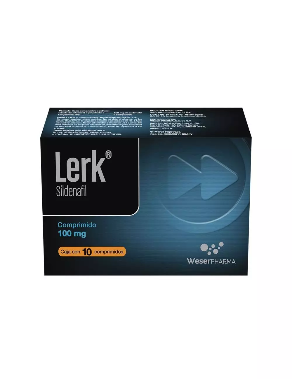 Lerk Caja Con 10 Comprimidos De 100 mg