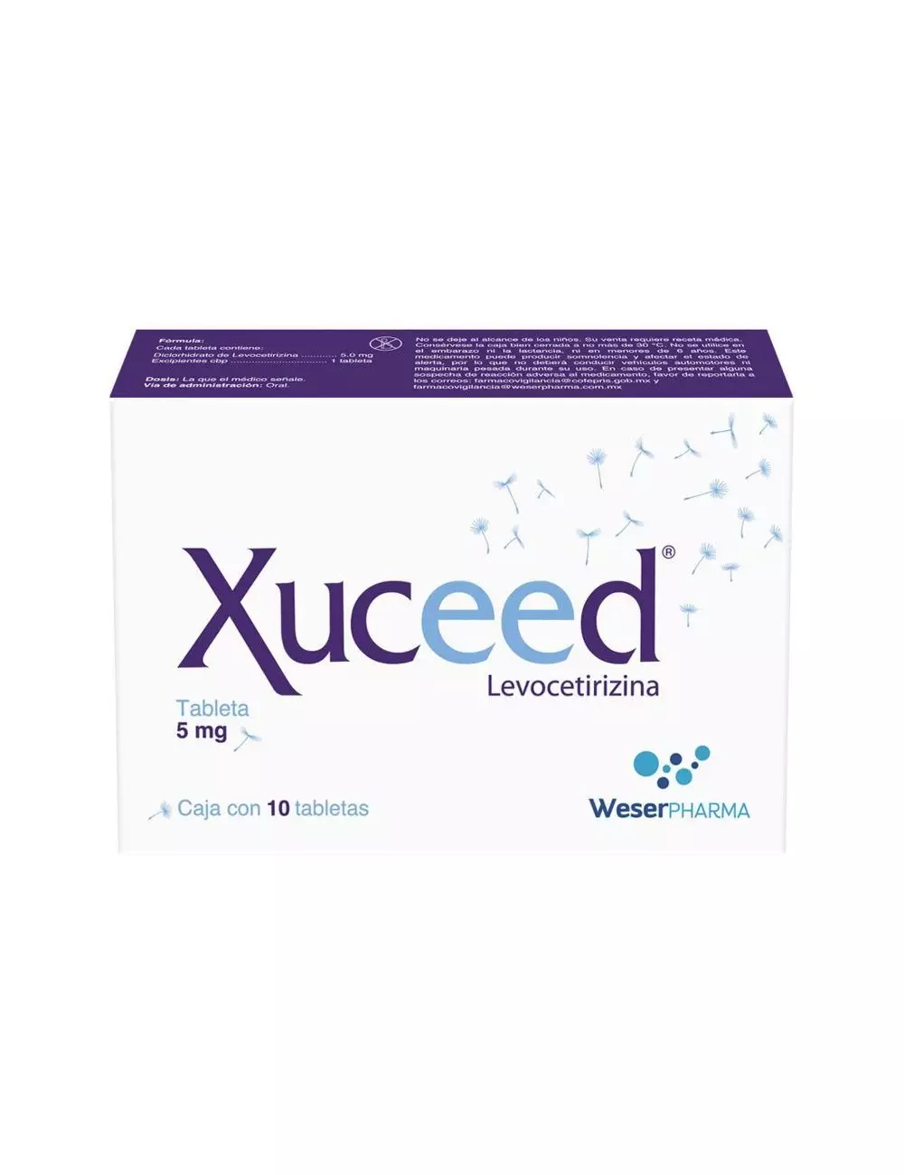 Xuceedcaja Con 10 Tabletas De 5 mg